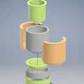 Chậu trồng cây dạng modular kèm khuôn đúc bê tông - Thumbnail 10