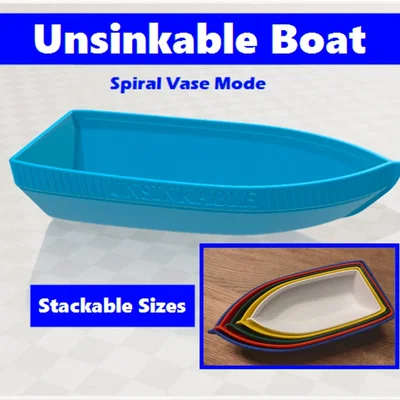 Thuyền Không Chìm (Unsinkable Boat) - Chế độ Spiral Vase Mode