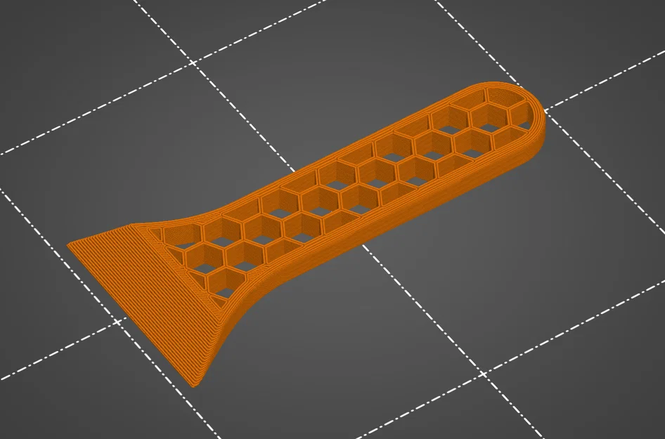 Mini Hex Printbed Scraper (Thời gian in 19 phút) - Image 2