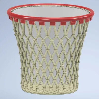 Mô hình thùng rác bóng rổ (Basketball bin) in 3D độc đáo