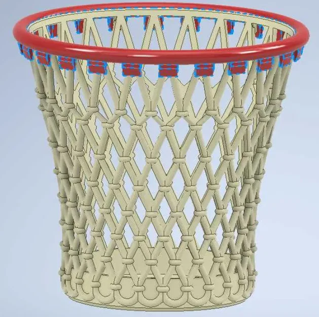 Mô hình thùng rác bóng rổ (Basketball bin) in 3D độc đáo - Image 2
