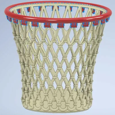 Mô hình thùng rác bóng rổ (Basketball bin) in 3D độc đáo