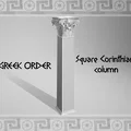 Cột Corinthian vuông (Square Corinthian column) - Thumbnail 1