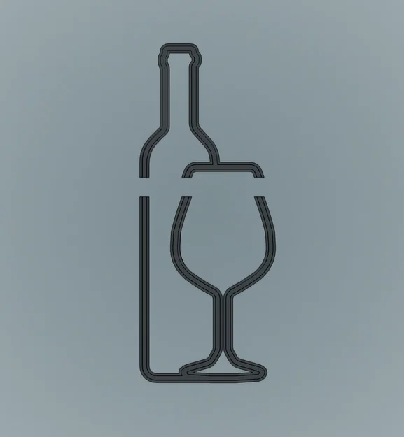 Trang trí neon rượu vang (Wine neon decoration) - Image 3