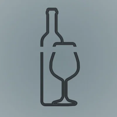 Trang trí neon rượu vang (Wine neon decoration)