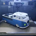 Mô hình xe VW T1 Bus Pickup: Ống cắm bút & Khay chứa phụ kiện độc đáo - Thumbnail 2
