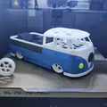 Mô hình xe VW T1 Bus Pickup: Ống cắm bút & Khay chứa phụ kiện độc đáo - Thumbnail 4
