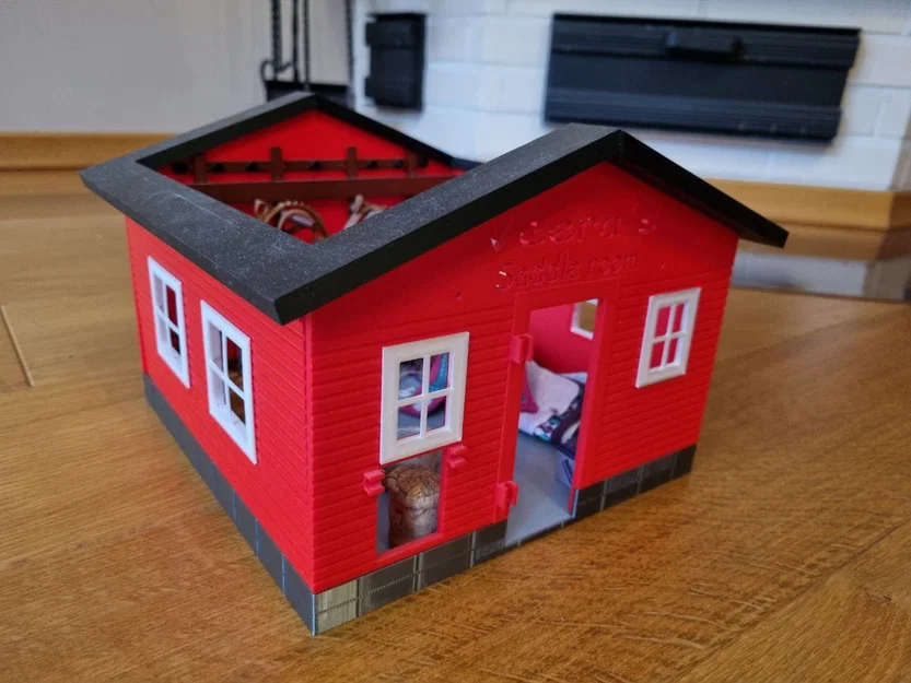 Phòng yên ngựa cho đồ chơi Schleich - Image 2