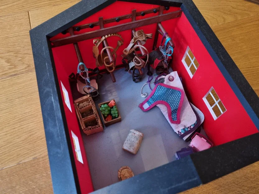 Phòng yên ngựa cho đồ chơi Schleich - Image 3