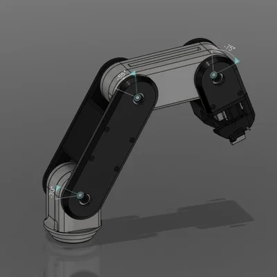 Mô hình cánh tay robot đa trục (Robot Arm) DIY chính xác cao