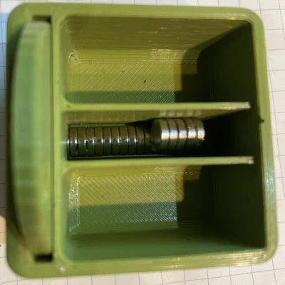 Gridfinity Magnet Server – Module cấp nam châm 6mm một tay