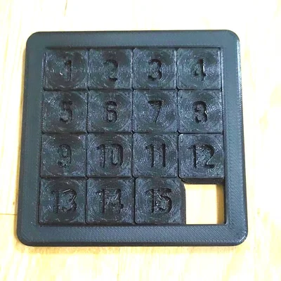 Sliding Puzzle 4x4 Print-in-Place (Xếp hình trượt 4x4 in liền khối)