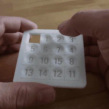 Sliding Puzzle 4x4 Print-in-Place (Xếp hình trượt 4x4 in liền khối) - Image 3