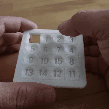 Sliding Puzzle 4x4 Print-in-Place (Xếp hình trượt 4x4 in liền khối)