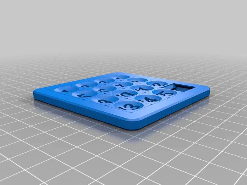Sliding Puzzle 4x4 Print-in-Place (Xếp hình trượt 4x4 in liền khối) - Image 5