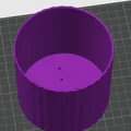 Bộ Chậu Trồng Cây và Khay Hứng Nước In 3D Đẹp Mắt - Thumbnail 1