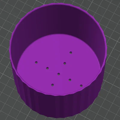 Bộ Chậu Trồng Cây và Khay Hứng Nước In 3D Đẹp Mắt