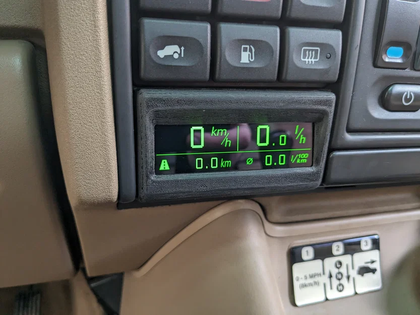 Holder OLED cho Land Rover Discovery 2 (thay khay gạt tàn) - Image 1
