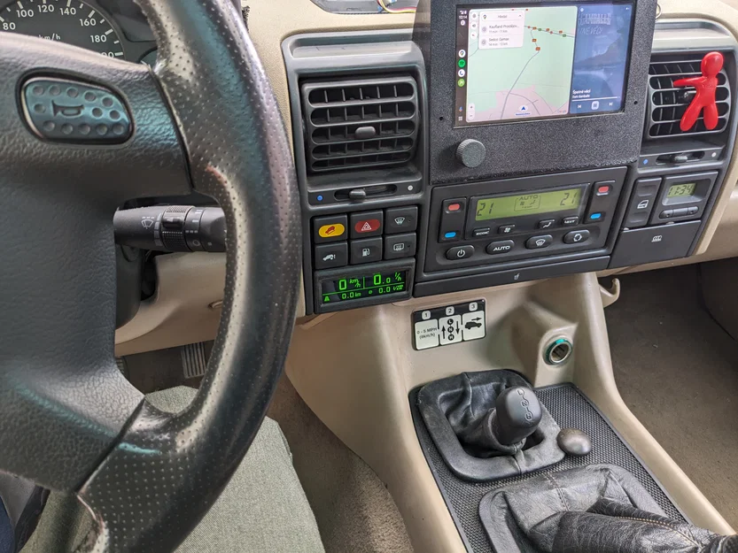 Holder OLED cho Land Rover Discovery 2 (thay khay gạt tàn) - Image 2