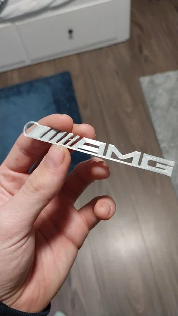 Móc khóa logo AMG in 3D - Phụ kiện cá tính cho người yêu xe - Image 1