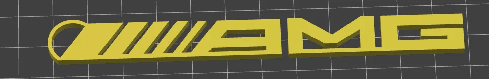 Móc khóa logo AMG in 3D - Phụ kiện cá tính cho người yêu xe - Image 2