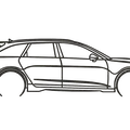 Tranh treo tường 3D Audi RS6 C8: Phụ kiện trang trí cho tín đồ xe hơi - Thumbnail 2