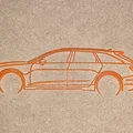 Tranh treo tường 3D Audi RS6 C8: Phụ kiện trang trí cho tín đồ xe hơi - Thumbnail 3