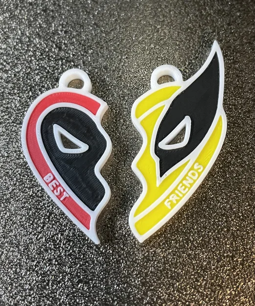 Dây chuyền Deadpool & Wolverine "Best Friends" - Image 1