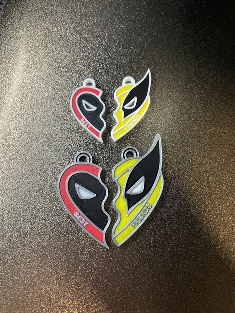 Dây chuyền Deadpool & Wolverine "Best Friends" - Image 2