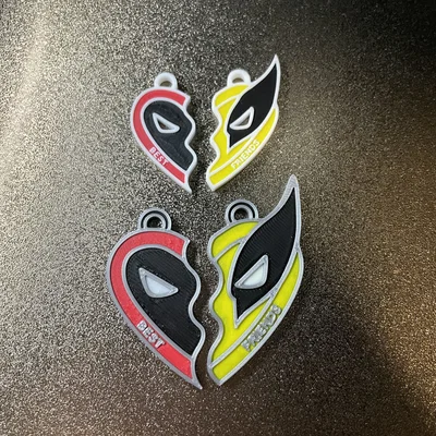 Dây chuyền Deadpool & Wolverine "Best Friends"
