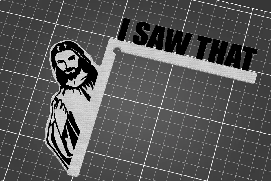 Mô hình trang trí tường Jesus I Saw That cực chất cho máy in 3D - Image 1