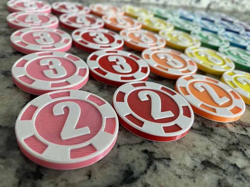 Poker Chips cho Ready Set Bet (hoặc game khác) - Image 2