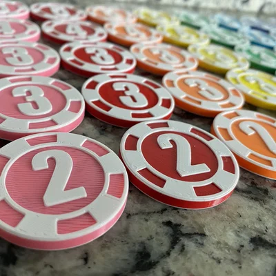 Poker Chips cho Ready Set Bet (hoặc game khác)
