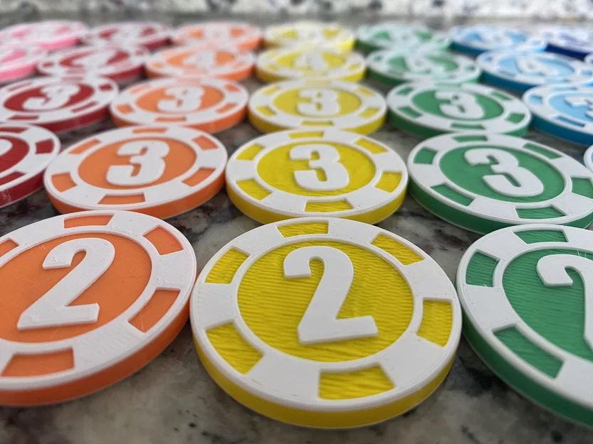 Poker Chips cho Ready Set Bet (hoặc game khác) - Image 3