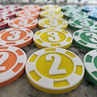 Poker Chips cho Ready Set Bet (hoặc game khác)