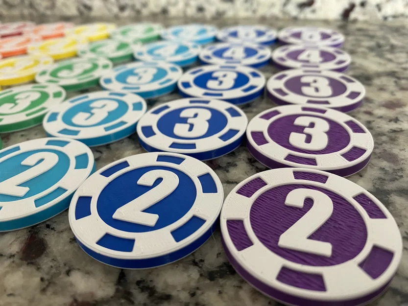 Poker Chips cho Ready Set Bet (hoặc game khác) - Image 4