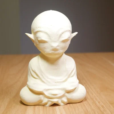Mô hình in 3D Alien Buddha độc đáo không cần support