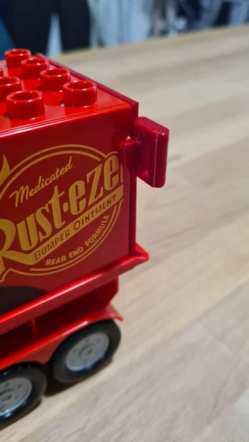 Cửa/Dốc Duplo Horse Trailer 1x4 có tay nắm – cửa sau Mack - Image 3