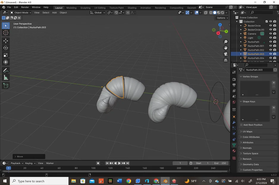 Mô hình sừng cừu MC Sheep Horns cho fan Obey Me (File STL) - Image 3