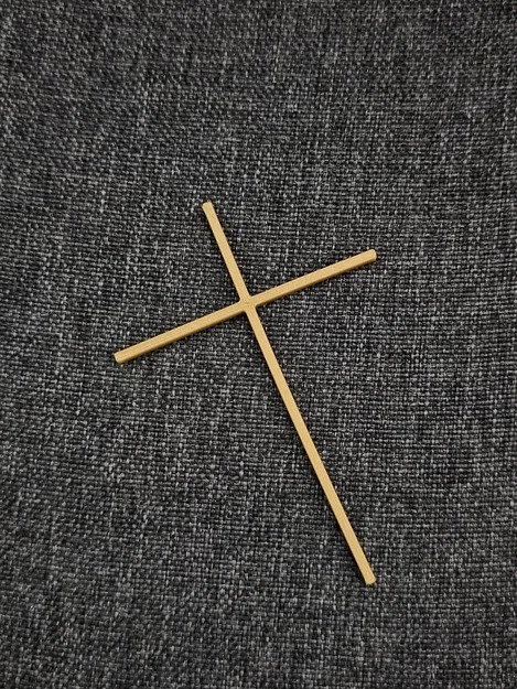 Mô hình thánh giá Cross - Phụ kiện trang trí 3D tối giản - Image 1