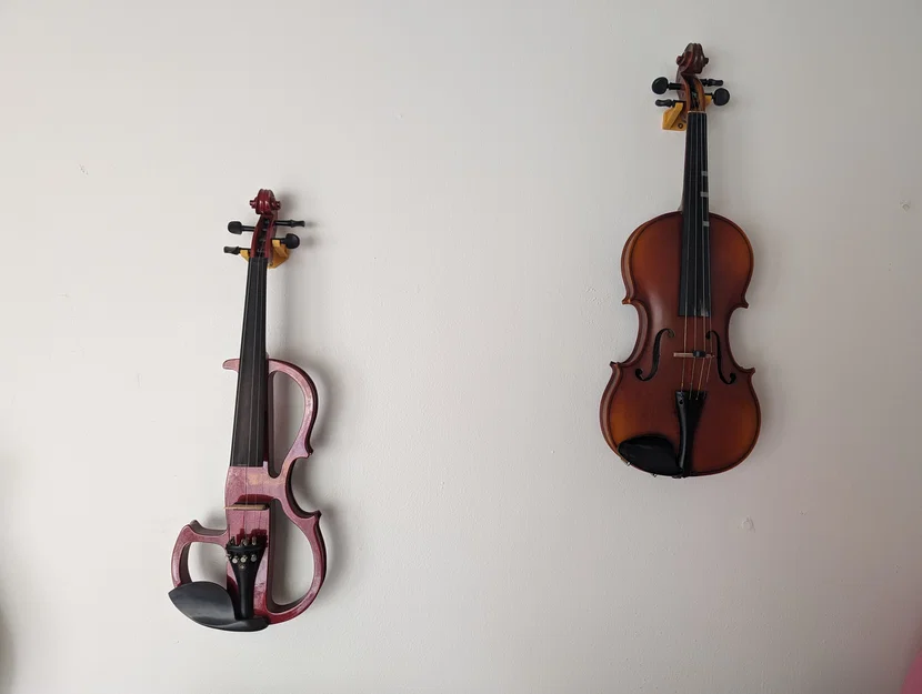 Giá treo đàn Violin gắn tường 3D - Tiết kiệm diện tích, thẩm mỹ cao - Image 1