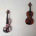 Giá treo đàn Violin gắn tường 3D - Tiết kiệm diện tích, thẩm mỹ cao - Thumbnail 1
