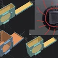 Lọc khí quạt xả Creality K1 dạng parametric cho than & cartridge mọi cỡ (OpenSCAD) - Thumbnail 1