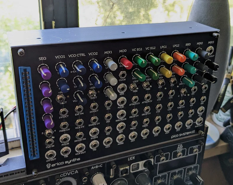 Case Eurorack Pod 42HP Complete (3U) – ghép ngang/dọc - Image 2