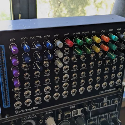 Case Eurorack Pod 42HP Complete (3U) – ghép ngang/dọc