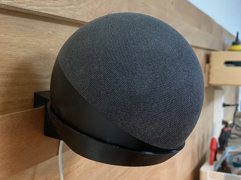 Giá treo tường loa Amazon Echo 4 thiết kế French Cleat in 3D - Image 1