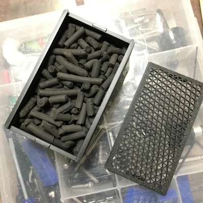 Hộp lọc than hoạt tính cho quạt buồng in Bambu Lab X1C (refillable)