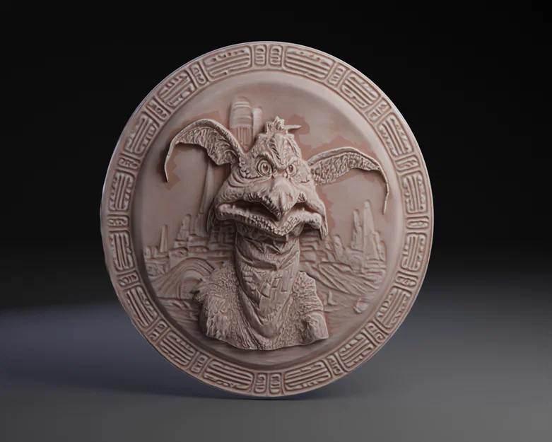 Mô hình phù điêu 3D Salacious B. Crumb (Star Wars) chất lượng cao - Image 1