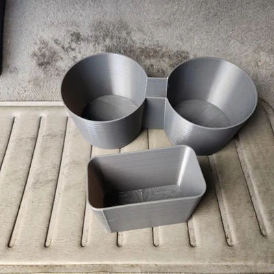 Lót hộc trung tâm Toyota Corolla 2003–2008 (khay ly & điện thoại)