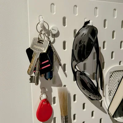 Bộ Móc Treo Siêu Nhỏ Cho Bảng Pegboard IKEA Skadis